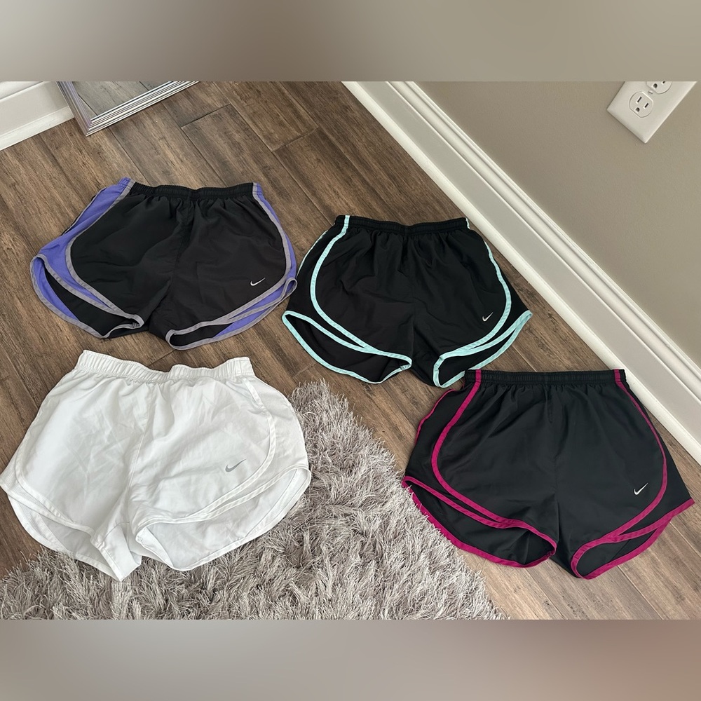 Nike running shorts. All size S